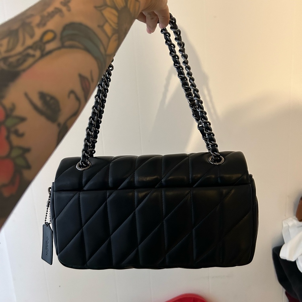 Coach quilted tabby